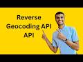 Reverse Geocoding API | Turn GPS coordinates into city, state & country JSON