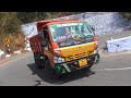 Yercaud: SML Truck Amazing Turning on Hills Hairpin Bend Road at Salem Dist.