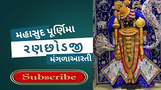 આજે મહાસુદ પૂર્ણિમાના રણછોડરાય મંગળાઆરતી દર્શન #Dakor_darshan2025