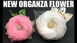 D.I.Y. New Organza Fabric Flower | MyInDulzens