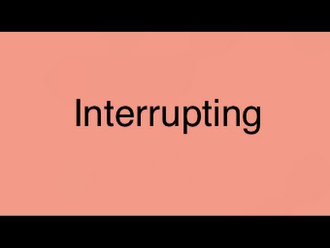 Teaching Your Child To Stop Interrupting: M4 #1 Teaching Your Child To Stop Interrupting: M4 #1