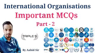 Important International Organization || Important MCQs by Aabid Sir for JKSSB Exams - Part 2