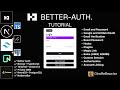 Better Auth Full Tutorial with Next.js, Prisma ORM, PostgreSQL, Nodemailer