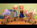 School supplies ! Elsa & Anna toddlers go shopping