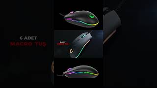 Rampage SMX R63 GLORY Usb Siyah RGB Işıklı 6400dpi Gaming Oyuncu Mouse #shorts #short #shortvideo