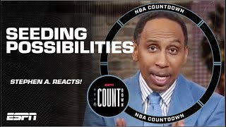 15 SEEDS UP FOR GRABS?! Stephen A. reacts to Knicks or Bucks SURPRISES?! | NBA C