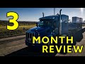 3 MONTH REVIEW!! - ATS Trucking - Life Of A Flatbed Truck Driver