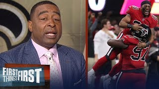 Nick and Cris react to the Falcons beating the Saints during Week 14 | FIRST THINGS FIRST