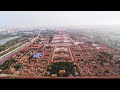 aerial photography chang an avenue beijing china forbidden city 航拍中国北京长安街 · 故宫