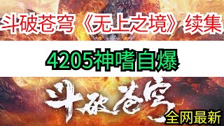 斗破苍穹续集《无上之境》4205神嗜自爆