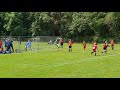 Unbelievable strike from 9 year old
