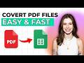 Convert PDF to Google Sheets [2026 Full Guide]