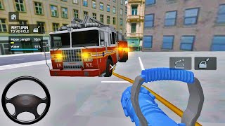 Fire Truck Driving Game 2020 🚒 Real Emergency Services Simulator #18 - Android GamePlay