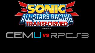 [Emulators Showdown] Cemu vs Rpcs3 | Sonic \u0026 All Star Racing Transformed | i7-7800x 2080TI