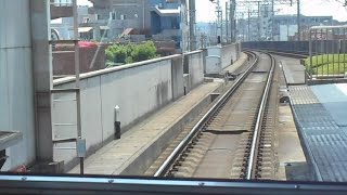 前方展望 2016.05.31 阪急 宝塚線 池田駅～石橋駅間 6000系 6012F 急行 梅田 行き 阪急電車 阪急電鉄