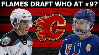 WHO DO THE CALGARY FLAMES Pick at No. 9? 2024 NHL Draft