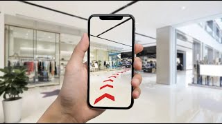 Indoor Navigation Using Unity3D and ARCore #augmentedreality #unity3d #pathfinding #computervision