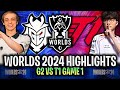 G2 vs T1 GAME 1 HIGHLIGHTS WORLDS 2024 SWISS STAGE - G2 ESPORTS vs SKT T1 WORLDS 2024