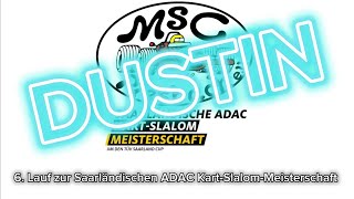 6. Lauf zur Saarländischen ADAC Kart-Slalom-Meisterschaft 2023 - K4 - Dustin