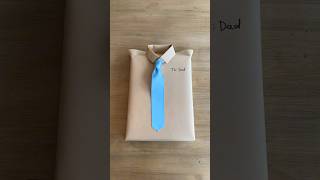 Father’s Day gift wrap idea! #fathersday #fathersdaygift #giftideas #giftwrapping