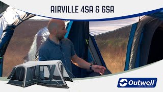 Outwell Airville 4SA \u0026 6SA - Inflatable Air Tent (2020) | Innovative Family Camping