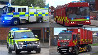 Fire Trucks, Police Cars and Ambulances Responding - BEST OF 2015 -