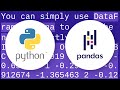pandas DataFrame: replace nan values with average of columns