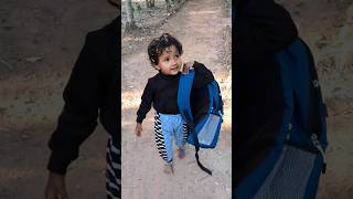 পুচকি মেয়ে কলেজ যাবে  😄 #shorts #littlegirl  #funny #ytshorts #viral