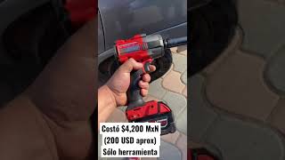 1️⃣er prueba a llave de impacto 2962P-20 de Milwaukee Tool