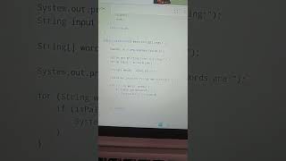 Java code-Palindrome of String