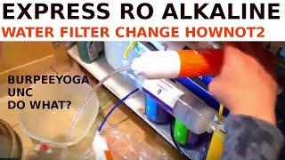 Express RO Alkaline water Filter Replacement how to 10 stage water filter system