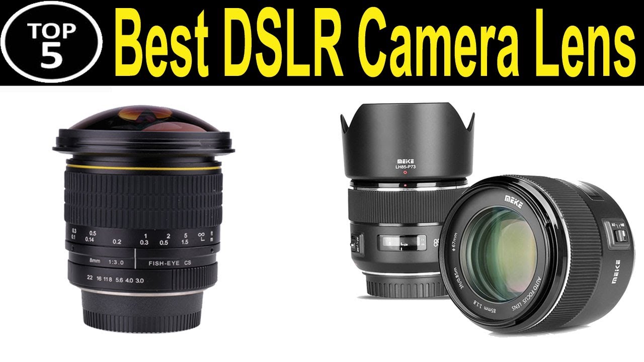 TOP 5 BEST DSLR Camera Lens Review 2023 - YouTube