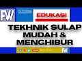 TEKHNIK belajar sulap mudah dan menghibur// Edukasi //fathir warawiri