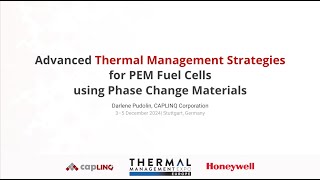 Phase Change for PEM Fuel Cells | Thermal Management Expo 2024