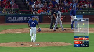 MIA@TEX: Bush strikes out Gordon swinging