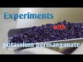 Experiment with potassium permanganate  / prasanth  /pvsp science lab...