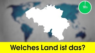 Geografie-Quiz: Welches Land ist das?