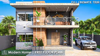 Cinematic Home Tour | 2 Storey 3 Bedrooms with Pool and Floor Plan