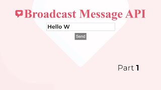 Html, css, Javascript Broadcast Channel API . Part 1.