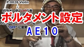 【Aerophone】　雑解説 「ポルタメントの設定方法」　【AE-10】