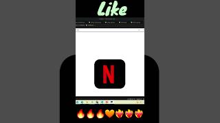 NETFLIX LOGO Using Python 🔥🧡 #netflix #python #trending