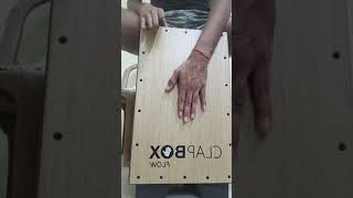 different types of sounds on cajon clapbox cb02 with full demo and sound check genuine