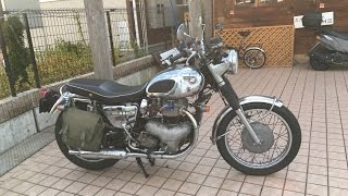 ダブワンサウンドを聞け　旧車会　1970 カワサキ 650-W1SA　1970 KAWASAKI 650-W1SA　カワサキ・W　1970 カワサキ W1SA