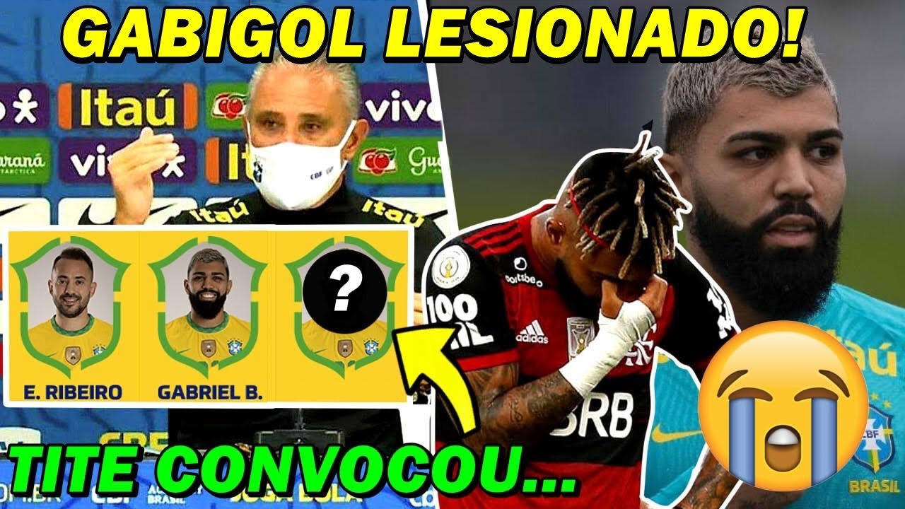 BOMBA! GABIGOL LESIONADO E FORA!!! TITE CONVOCA MAIS JOGADORES DO ...