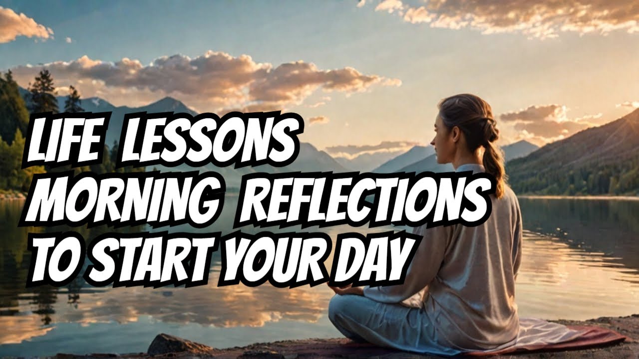 Life Lessons Morning Reflections To Start Your Day Youtube