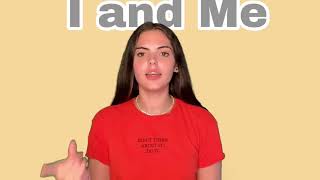 makaton sign for I and Me - Isabella Signs