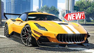 GTA 5 Online - NEW Lampadati Corsita! (Maserati MC20 Customization)