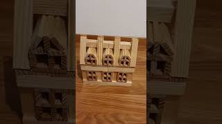 how  to  build  a  beautiful  house  with  kapla  blocks #shorts