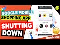 Mobile Shopping App | Google Shopping App Is Shutting Down | Short Tech Talks #shorts