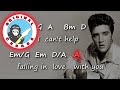 Elvis Presley - Can't Help Falling In Love - Chords & Lyrics